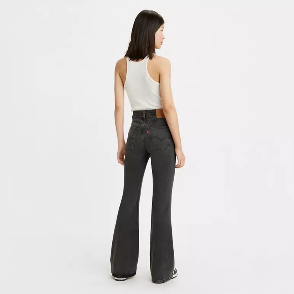 Levi’s 70s High Rise Flare Jeans in Just A Hint Black 28